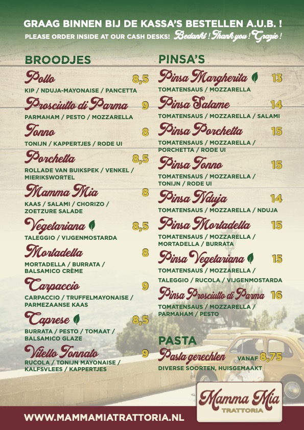 Mamma Mia A4 menukaart najaar 2025 paginas 2